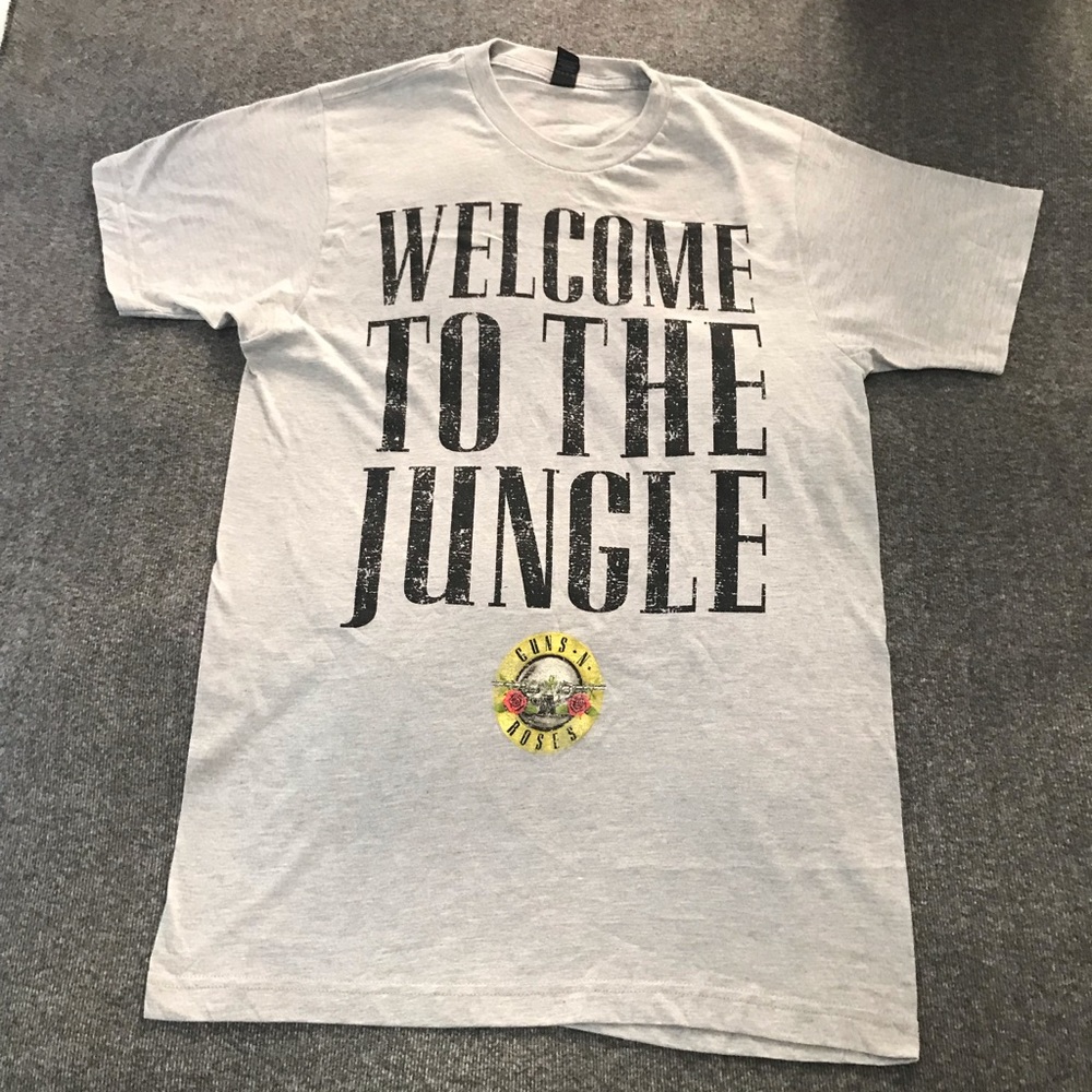Guns & Roses T shirt / Gray - Large